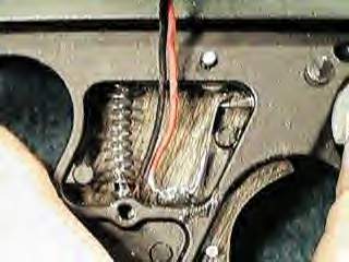 The blue and white wires