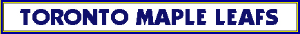 Toronto Maple Leafs