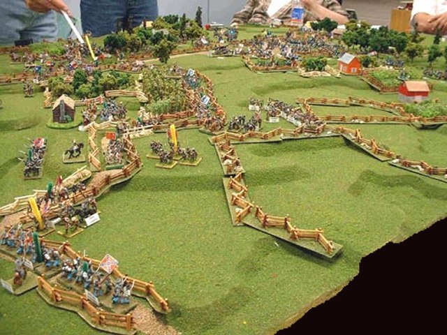 They force the union troops back, and the Rebs prepare to recieve the next attack as it debouches in fron of Bloody lane.