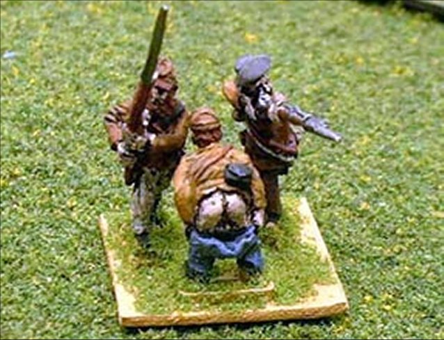 At this point time considerations forced an end to the battle just as the Union was about to launch its assault, the rebels taunt the silly english knigits, er i mean union soldiers.