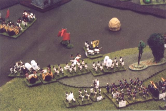 Austrains On Mcphersons ridge finally give way before the conbined attack of two french corps one of which is the Old Guard (not shown)