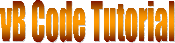 vB Code Tutorial
