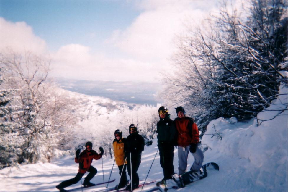 Guy. Katie, Matt, Jimmy on Mike on East Bowl