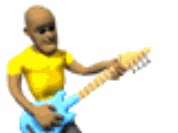 The famous animated bassist gif
