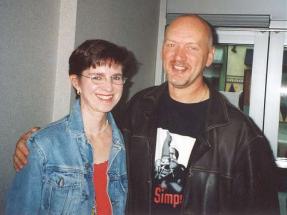 I finally met Nigel Bennett, one of my favorite actors! October 2001 - Halifax, Nova Scotia