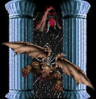 pillars, wraith, flying gargoyle