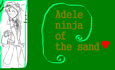 Adele of the sand