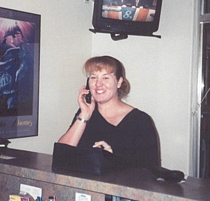 Here is Stacey visiting me!