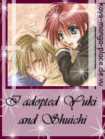 I adopted Yuki & Shuichi at Kay's Manga Place