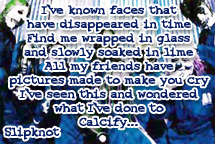 lyrical genius - slipknot