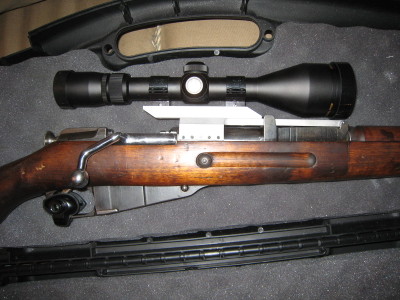 Scoped M39 with Custom scope mount