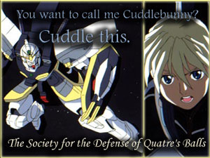 Quatre: not a cuddlebunny