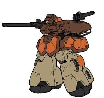 Maganac's long-range support suit Olifant