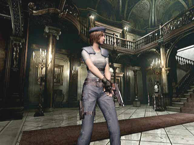 Jill in mansion