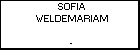 SOFIA WELDEMARIAM