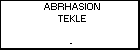 ABRHASION TEKLE