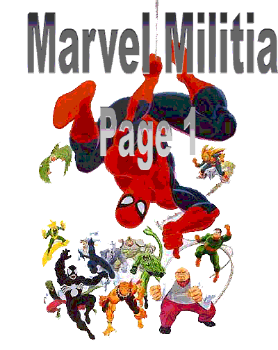 welcome to Marvel Militia page 1