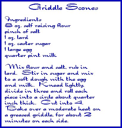 Griddle Scones