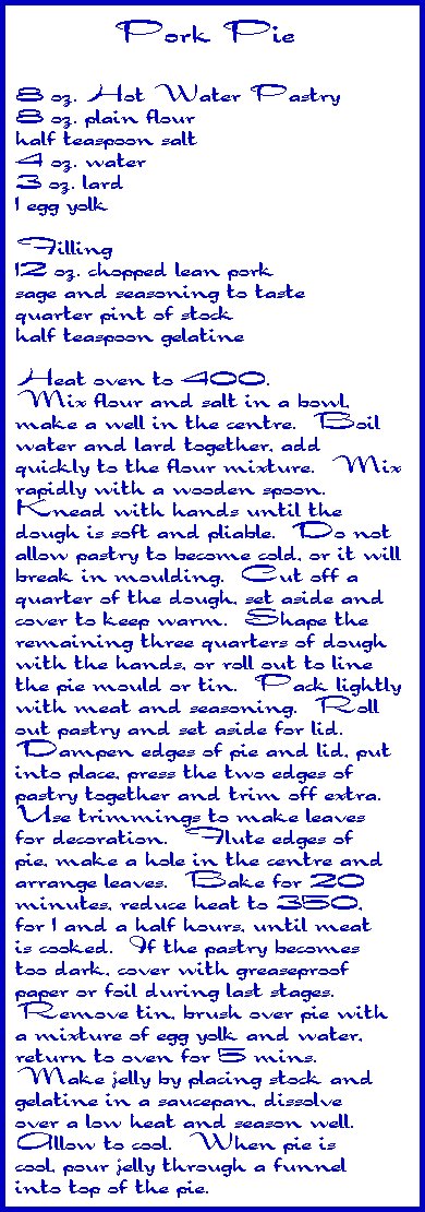 Pork Pie
