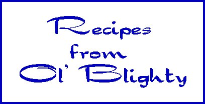 Recipes from Ol'Blighty