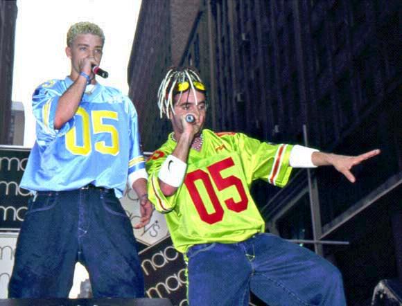 I was trying to be cool, honest. Justin was in my way!