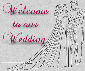 Welcome to Our Wedding