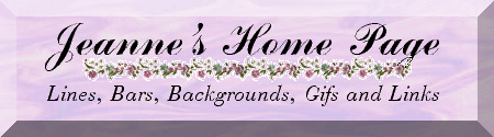 Jeanne's Home Page Banner