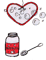 Heart bubbles