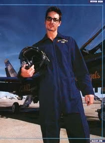 Kev after his Blue Angels flight