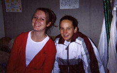 Ali and Cristy in the CG Room