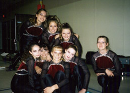 The group before performing at MVMS