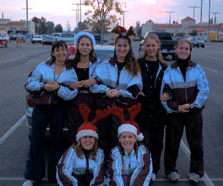 A group pic from our Caroling Fundraiser