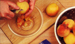prepare peaches