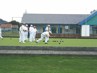 bowling at Whitehead Pavilion