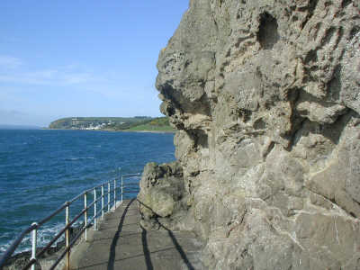 the view back to Whitehead from Blackhead