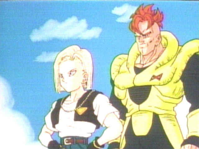 Destroy anyone with a wink of an eye so guys becarefull. Android 18 is with Android 16