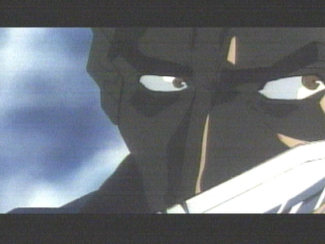 This is the Migdugul brother's, the older one whos destracting Jean so his tittle brother can get Malfini and the Outlaw Star space ship- XJP