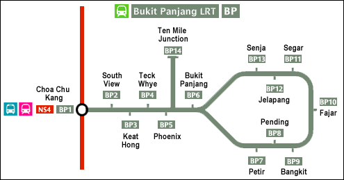 Bukit panjang lrt map