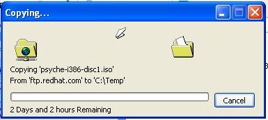 Linux takes too long to download.