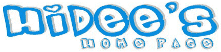 Go back to: Hidee's Home Page