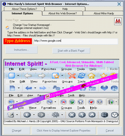 Setting your Homepage!