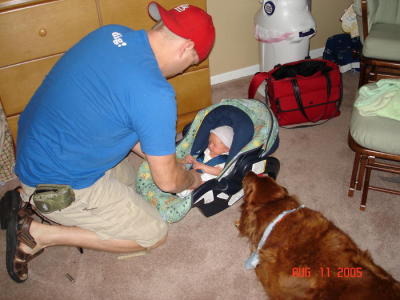 Getting ready to go.