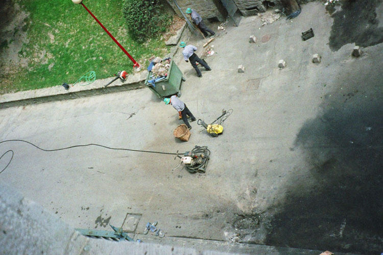 Car bomb damage at Navarra uni, where I studied.