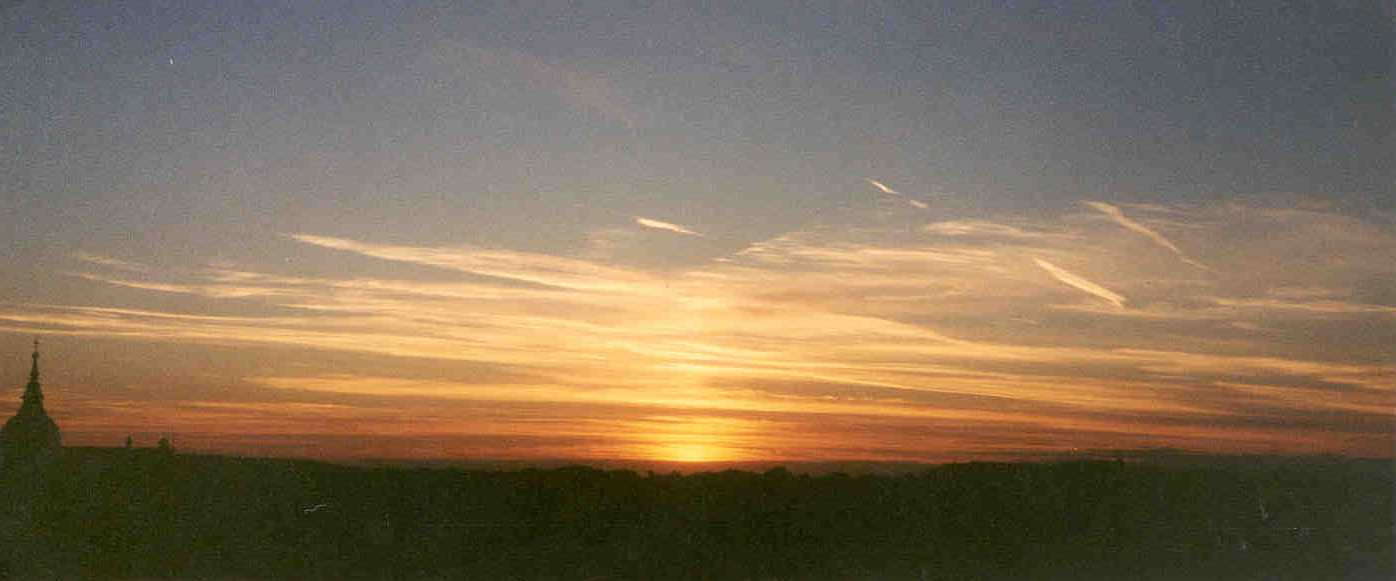 Sunset from my window, the 12th August, 2001, 8:06pm FST.