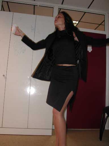 Marion at Charlotte's party.