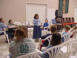 Alina gives a project talk