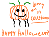 Larry in his halloween coustume!