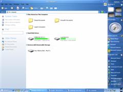 The new shell, well, isn't she lovely? Whilst yukon is in development (also known as wfs [the windows filesystem]) provides metadata for the shell that helps those little green bars to look so lovely, unfortunately yukon isn't included in this build, and so a service emulates it instead.