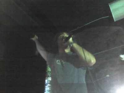 hanging from the ceiling..