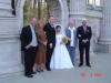 Bride and Groom with Niekus family